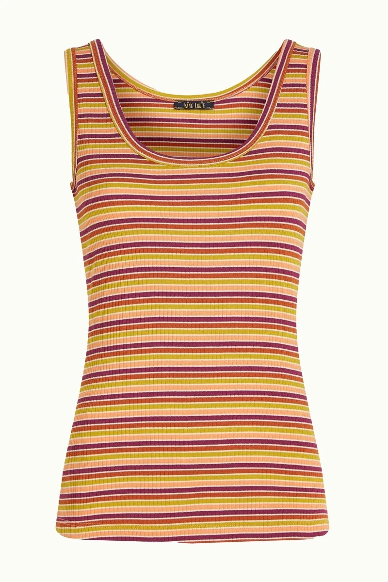 King Louie Brigitta camisole Cleo stripe cream