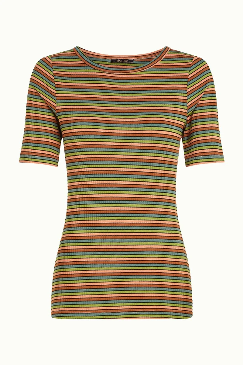 King Louie Lily tee Cleo stripe black