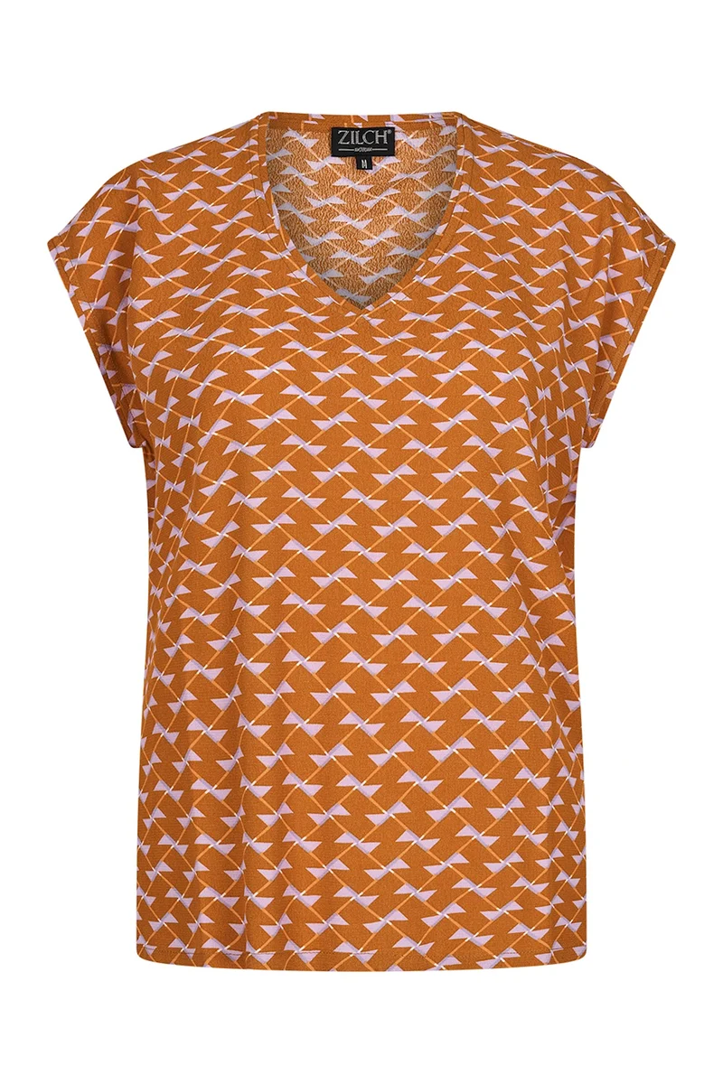 Zilch top rectangle rust