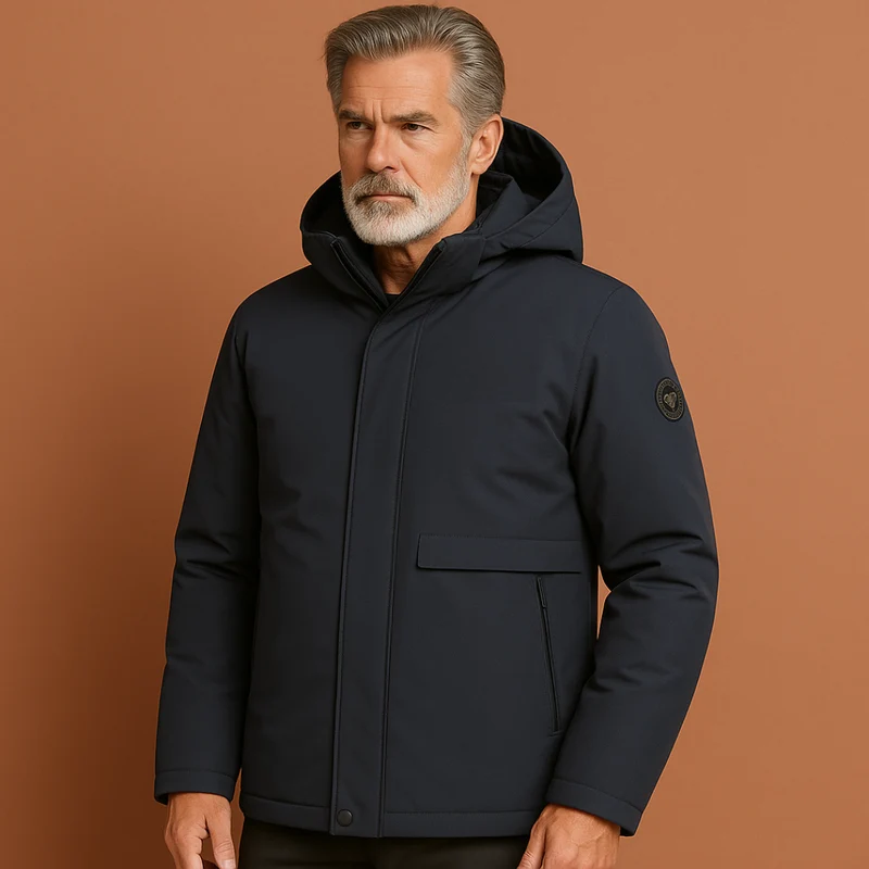 Heren Ademende Waterdichte Winterjas – Comfort & Stijl