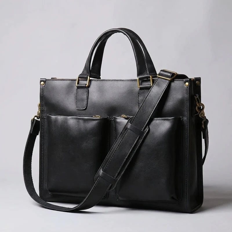 Unisex Vintage Laptoptas | Stijlvol & Georganiseerd Onderweg