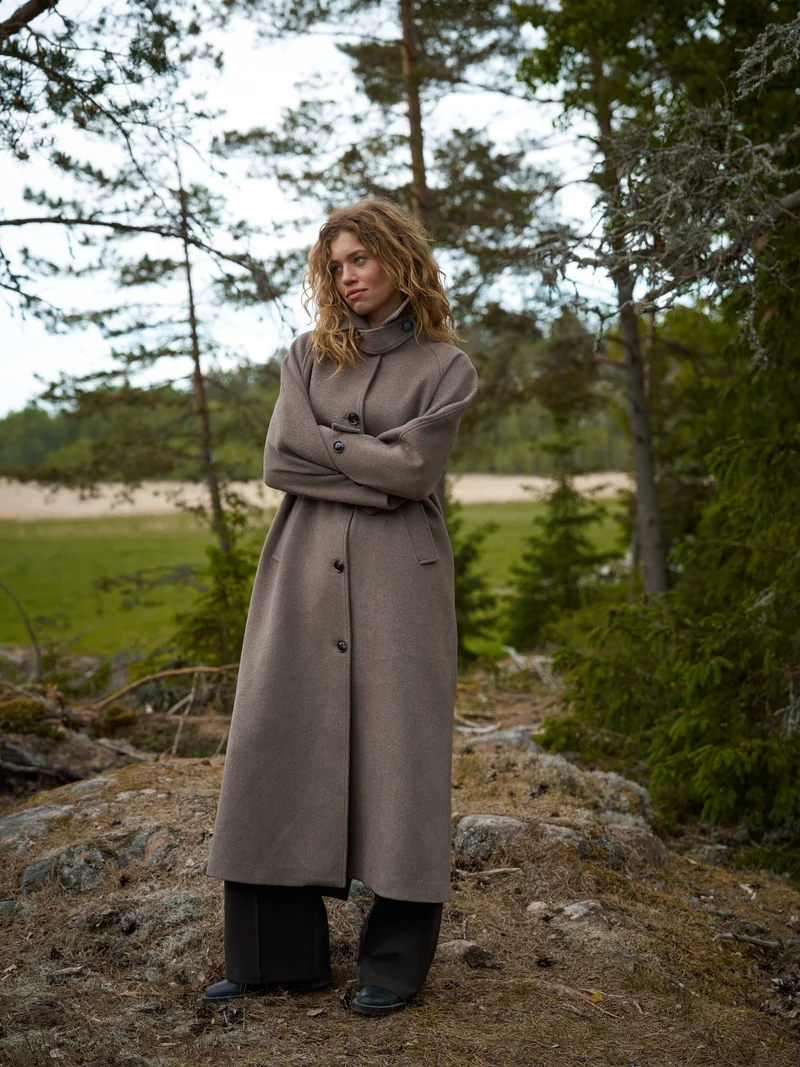 Neo Noir - Keaton Wool Coat 165499 - 214 - Taupe