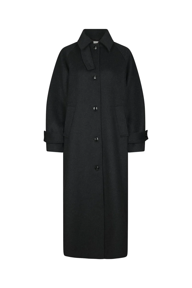 Neo Noir - Keaton Wool Coat 165499 - 136 - Antracit Melange