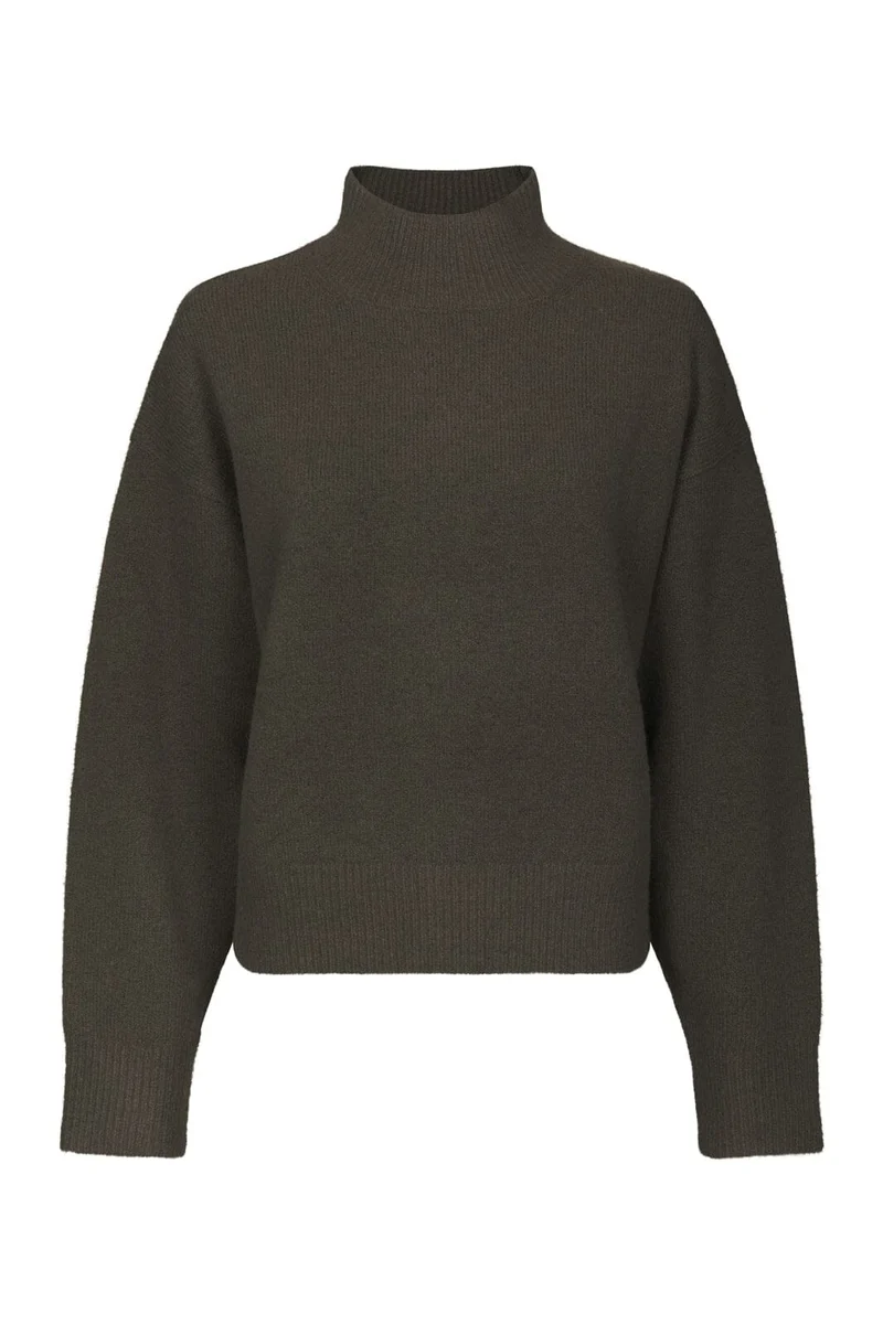 Neo Noir - Paulina Knit Blouse 159703 - 456 - Moss Green