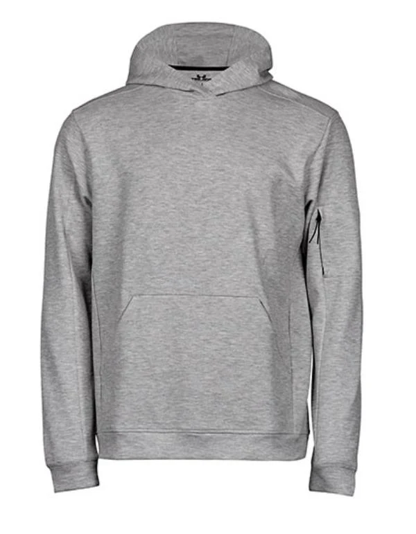 Tee Jays - Athletic Hooded Sweat - Heather Grey