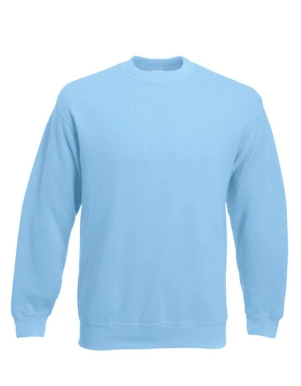 Fruit of the Loom - Classic Set-in Sweater - Sky Blue