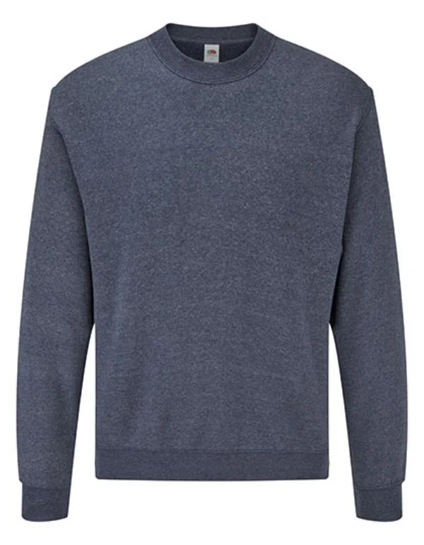 Fruit of the Loom - Classic Set-in Sweater - Heather Navy