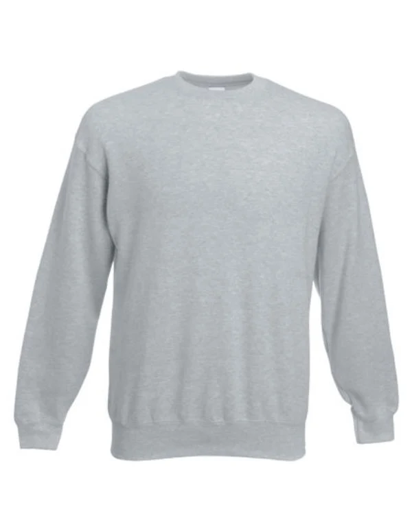 Fruit of the Loom - Classic Set-in Sweater - Heather Grey
