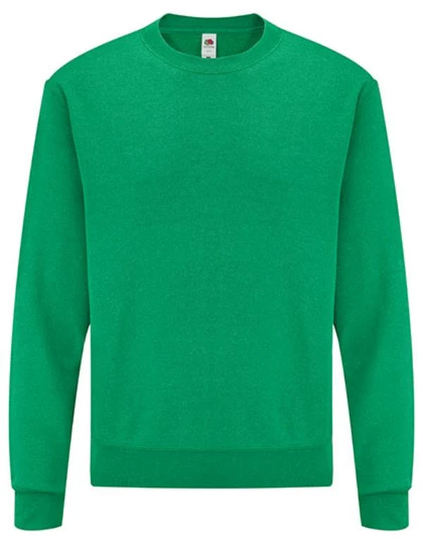 Fruit of the Loom - Classic Set-in Sweater - Heather Green