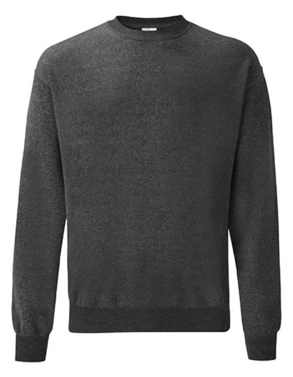 Fruit of the Loom - Classic Set-in Sweater - Dark Heather Grey
