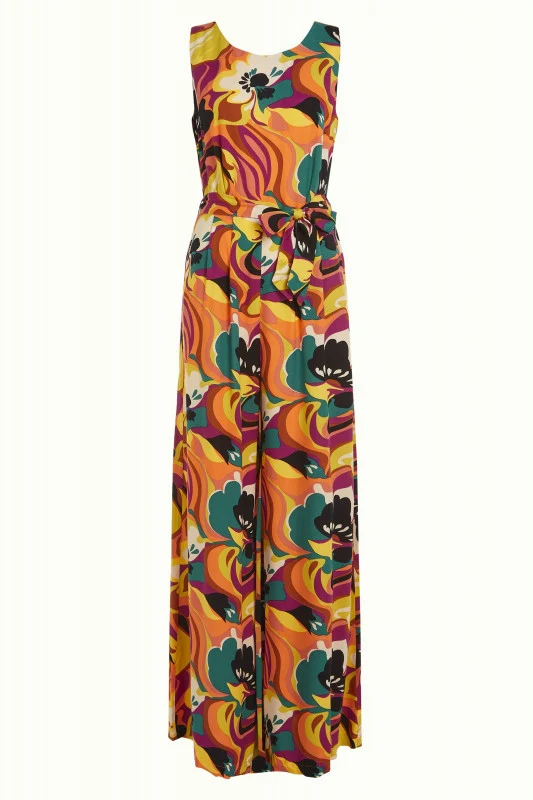 King Louie Frida jumpsuit aurelio shell orange