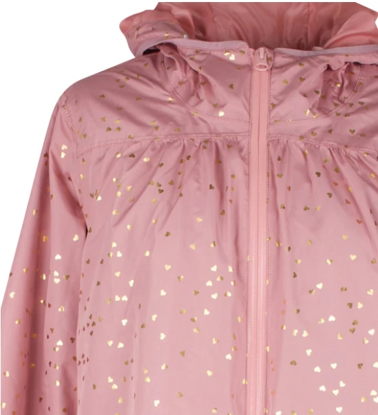 Danefae Helen Rainjacket Blush Confetti Hearts