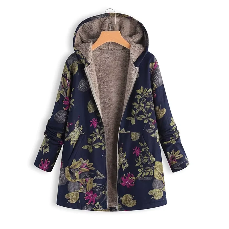 Dames Tussenjas met Bloemenprint – Stijlvol & Comfortabel