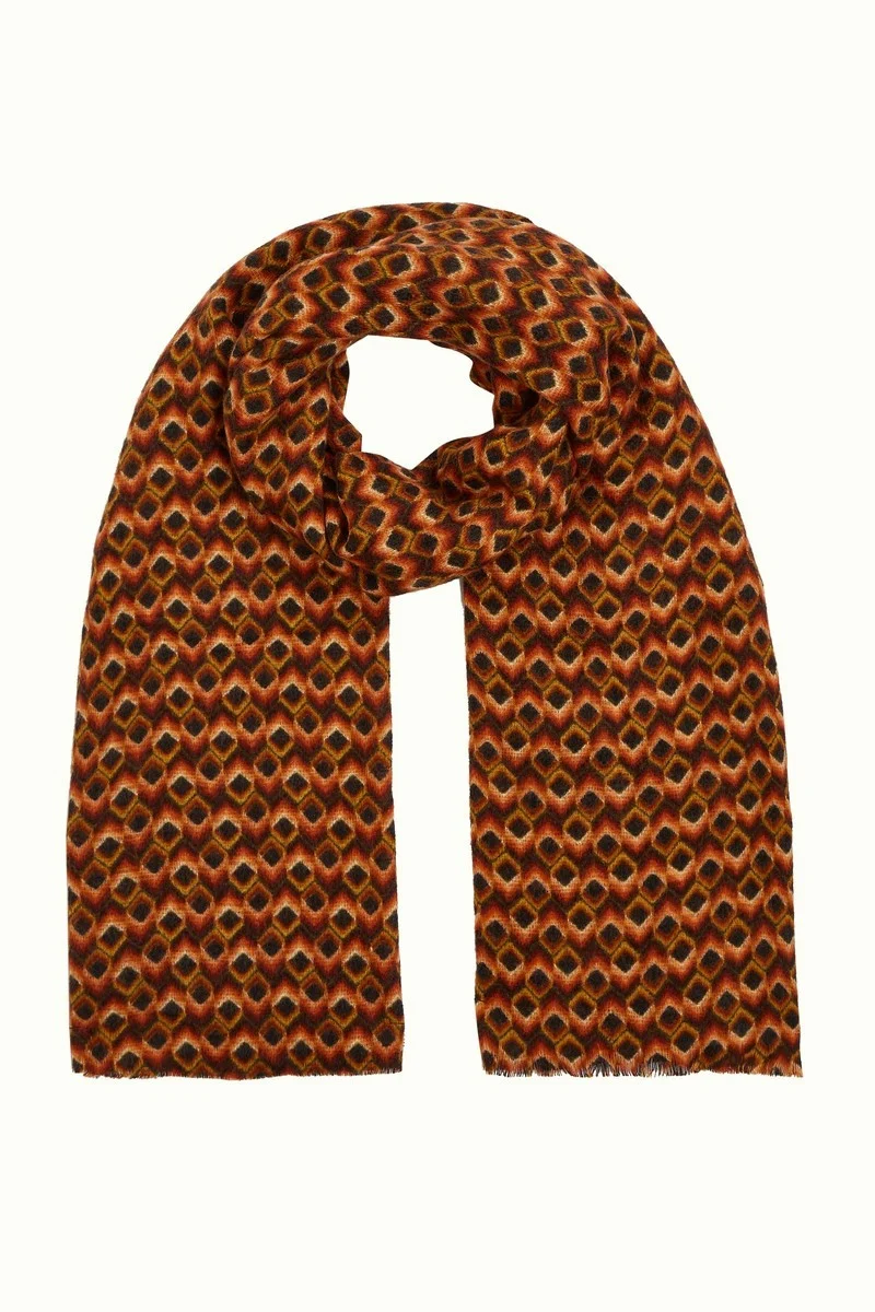 King Louie scarf Quentin Ginger Orange