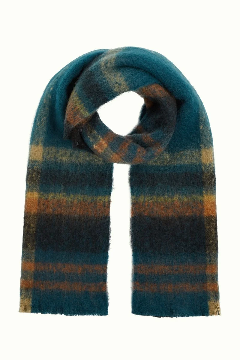 King Louie scarf Check Dragonfly Green