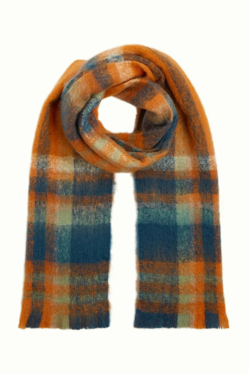 King Louie scarf Check Burnt Orange