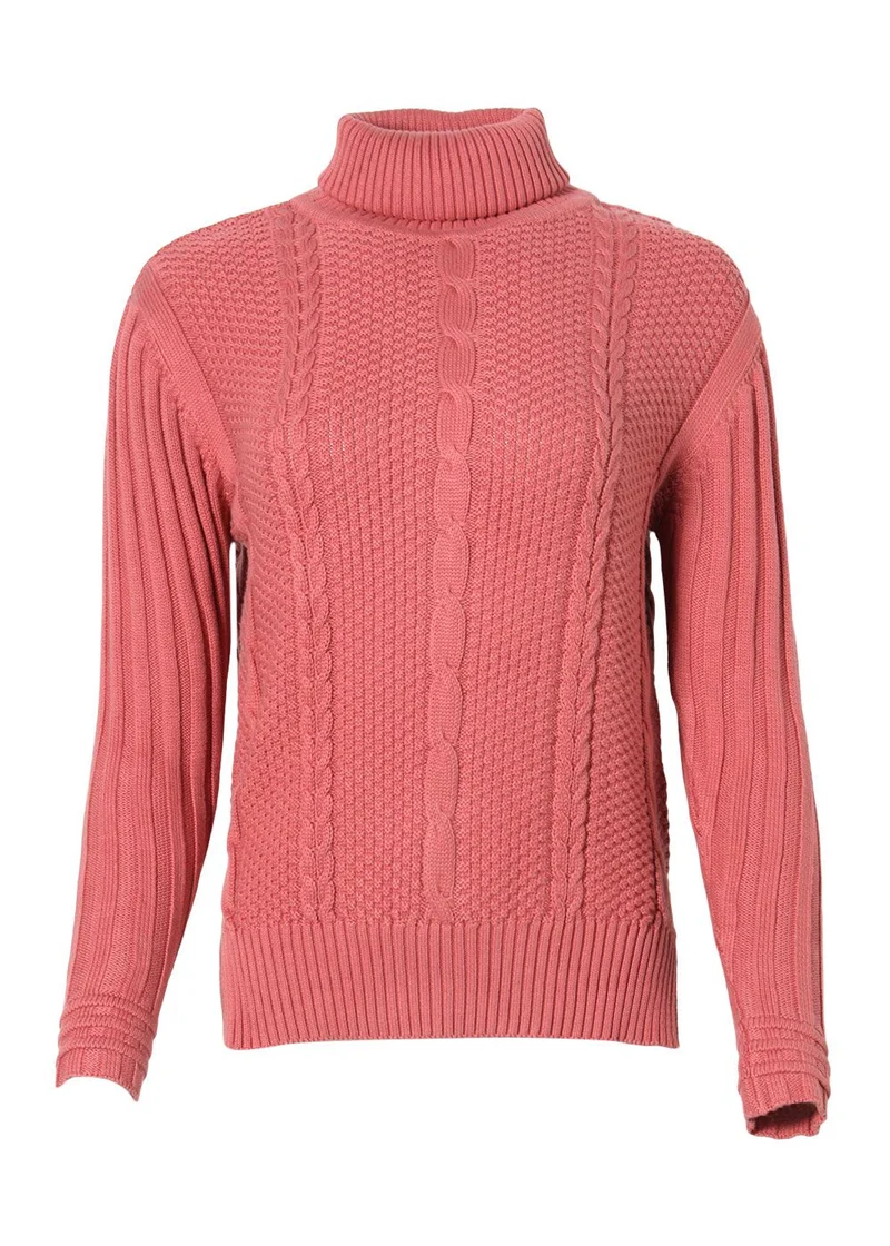 Circus cable sweater dusty cedar