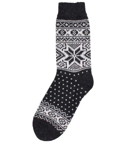 Danefae danestay warm wool socks anthracite/white