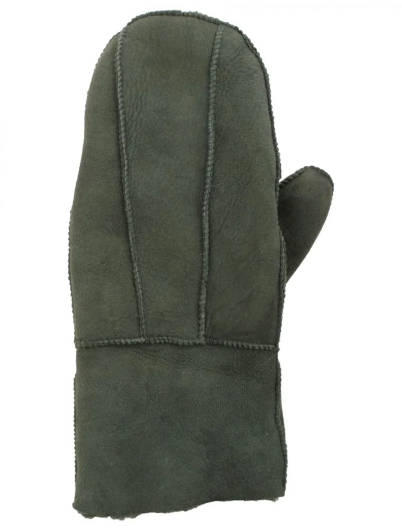 Danefae no waste sheepskin gloves green
