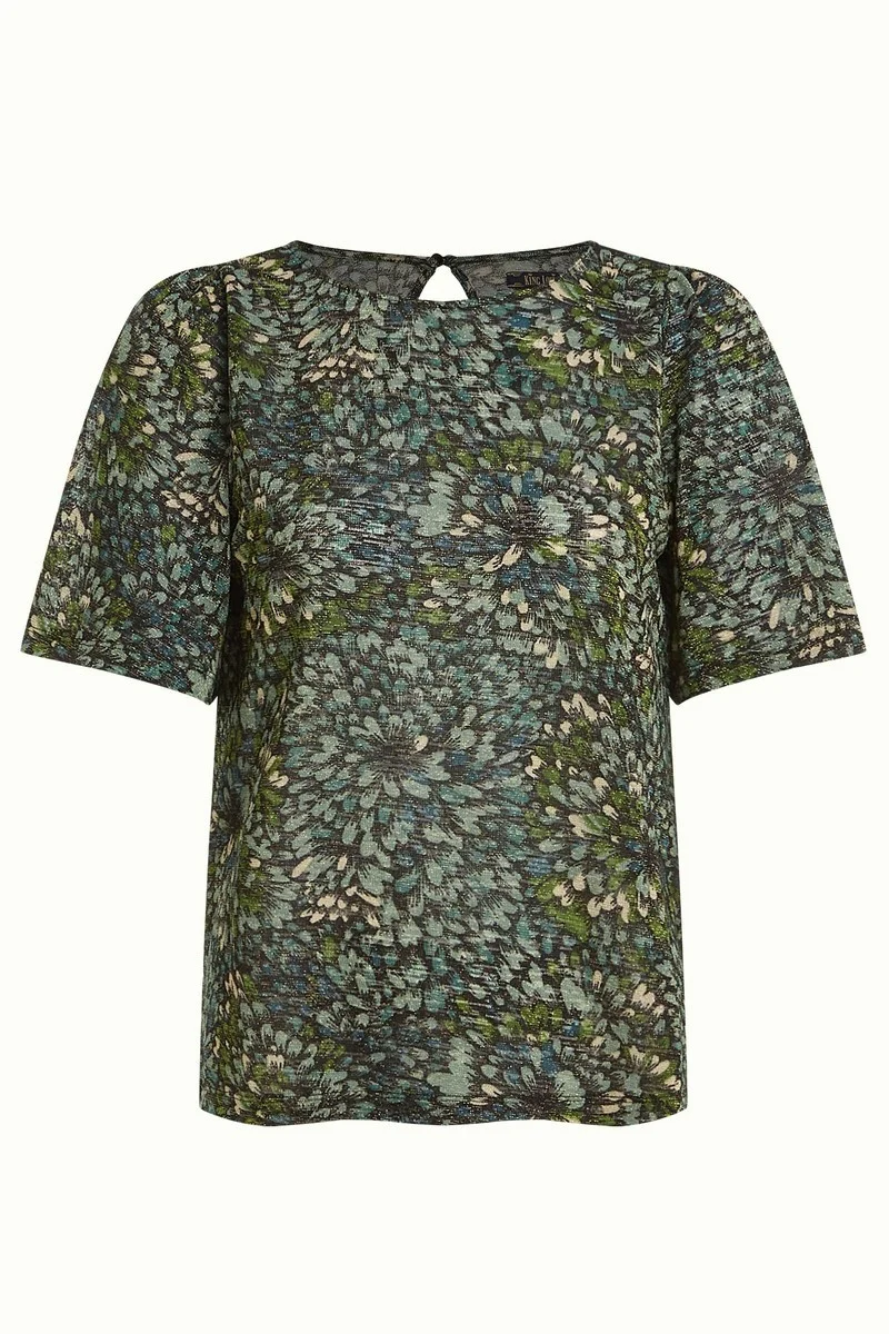 King Louie Lizzy Top Glam Dragonfly Green