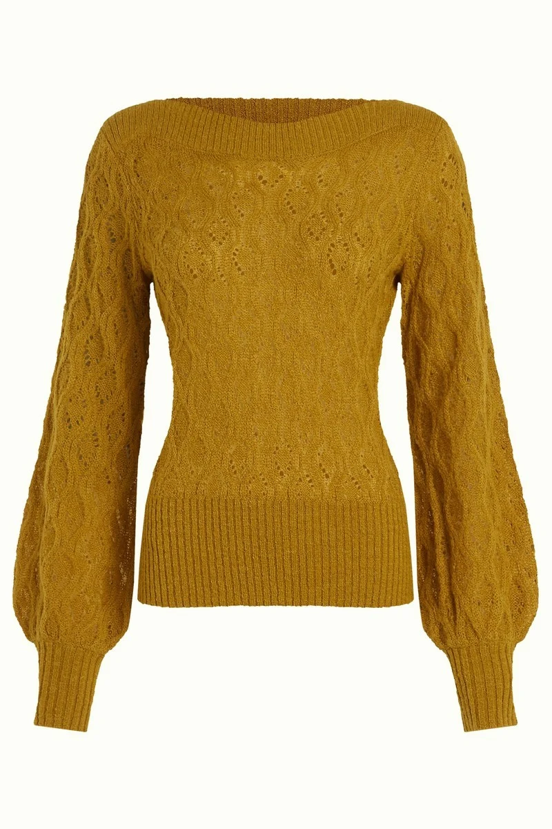 King Louie Erin Bell Top Borgo Koi Yellow