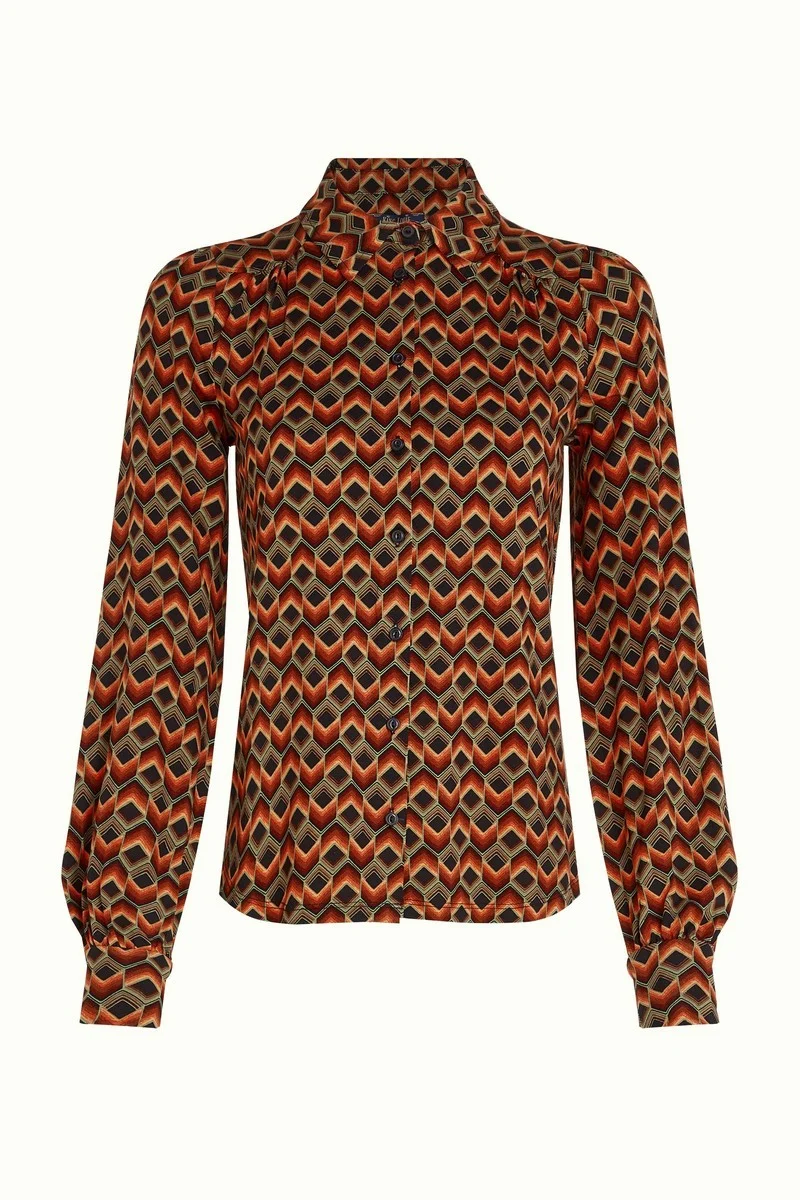 King Louie Carina blouse Quentin Black