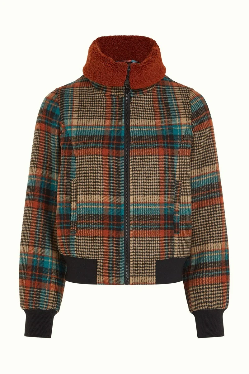 King Louie Arizona Jacket Fitz Check Black