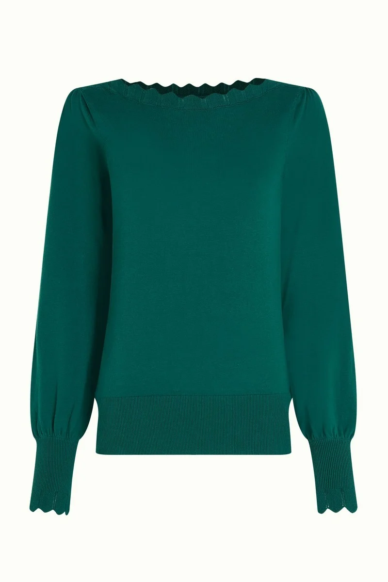 King Louie Audrey Bell Top Cottonclub Antique Green