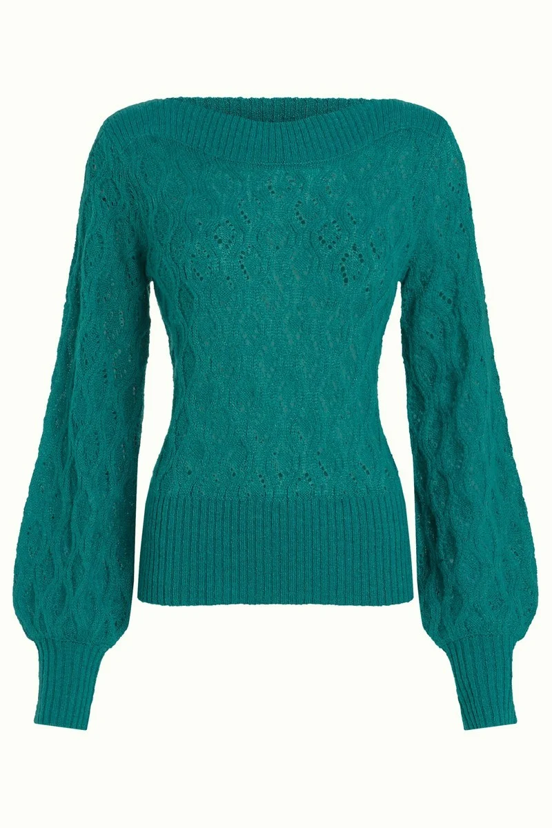 King Louie Erin Bell Top Borgo Ponderosa Green