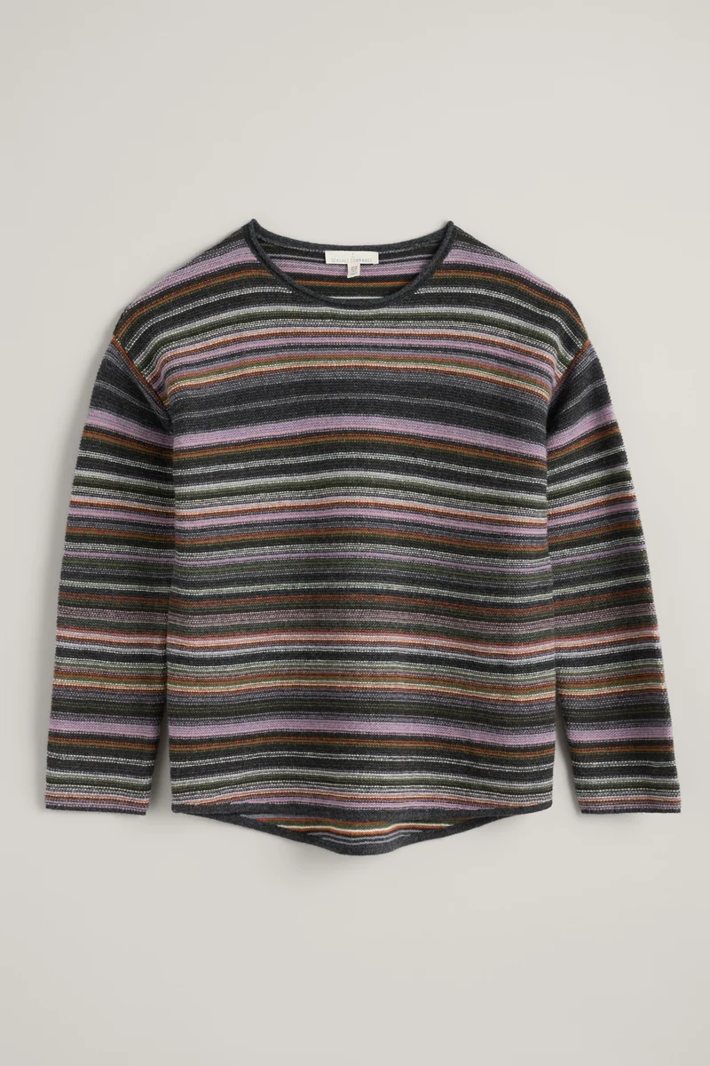 Seasalt Cornwall Fruity Jumper II Ripple Marks Wisteria Multi