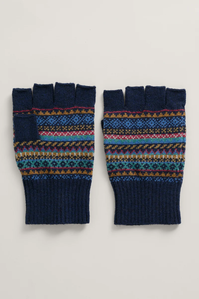 Seasalt Cornwall Men's gunvor Gloves Man-Amber Inkwell
