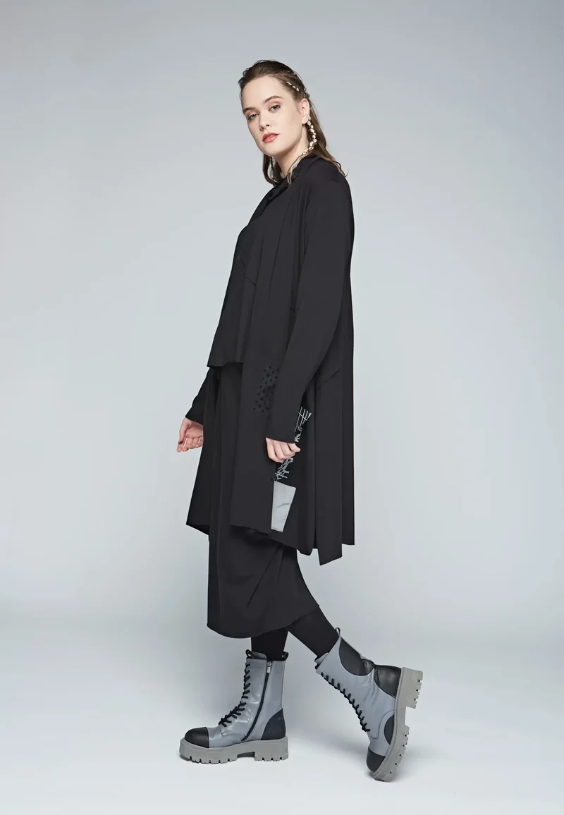 Luukaa - Vest - 24K308 - Zwart/Grijs