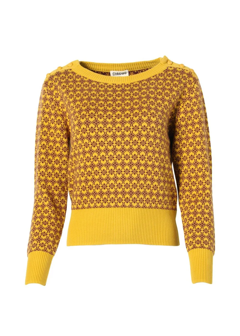 Circus sweater nugget gold