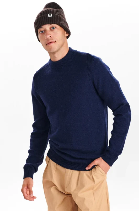 Anerkjendt akrico lambswool knit dark navy