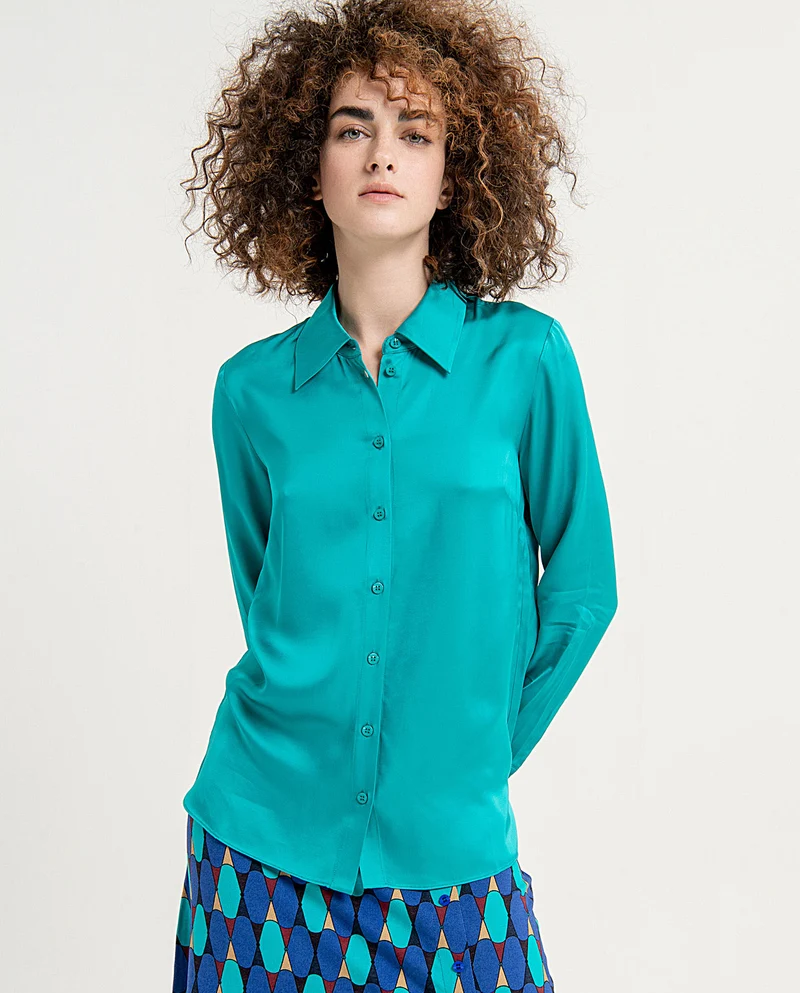 Surkana shirt turquoise