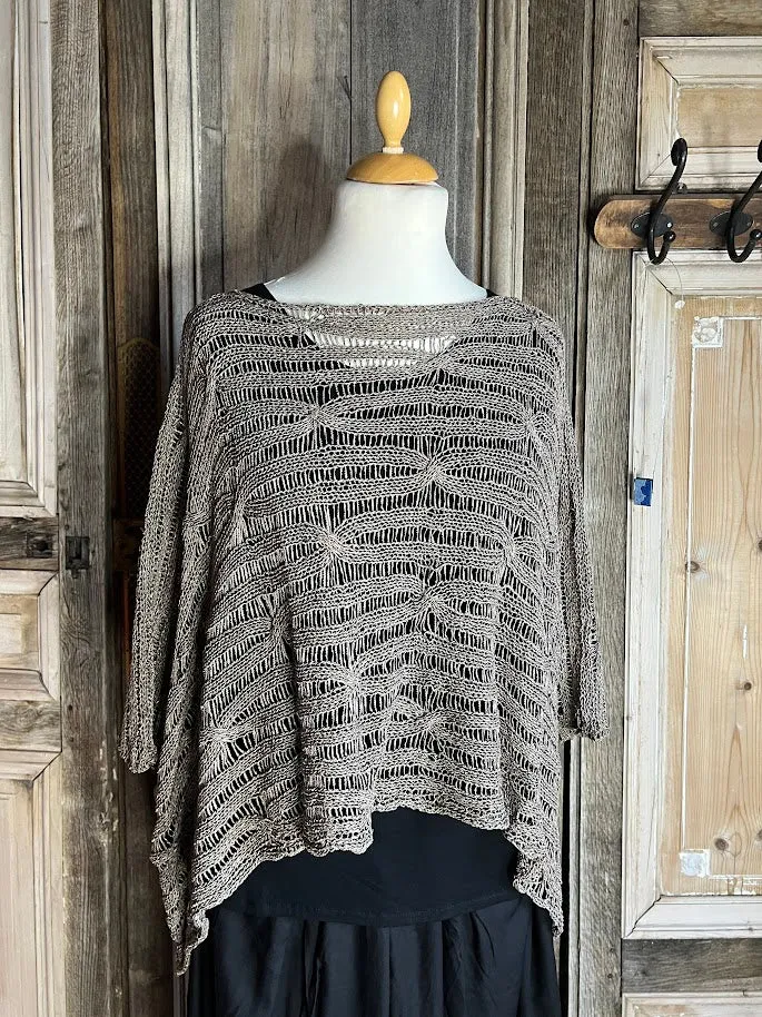Amandine - Gehaakte trui - Taupe