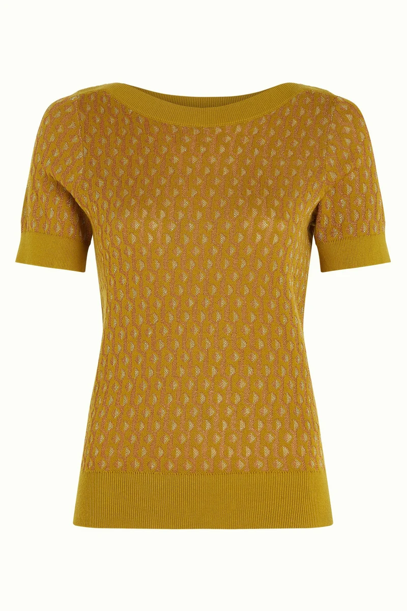 King Louie audrey top cosette curry yellow
