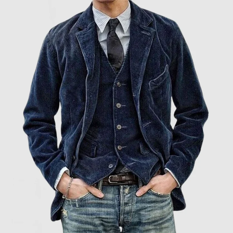 Herenjacke van cord in trendy vintage-stijl