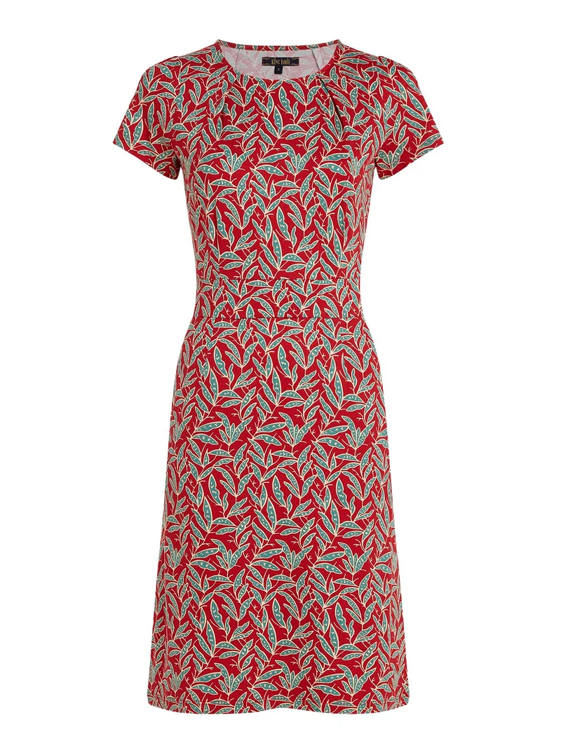 King Louie Mona dress pereira chili red