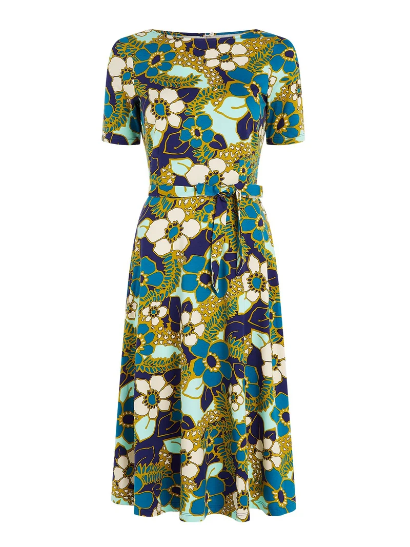 King Louie Betty party dress selena deep blue