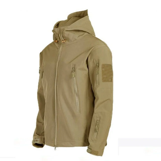Heren Tactisch Outdoor Jack met Capuchon – Veelzijdig & Beschermend