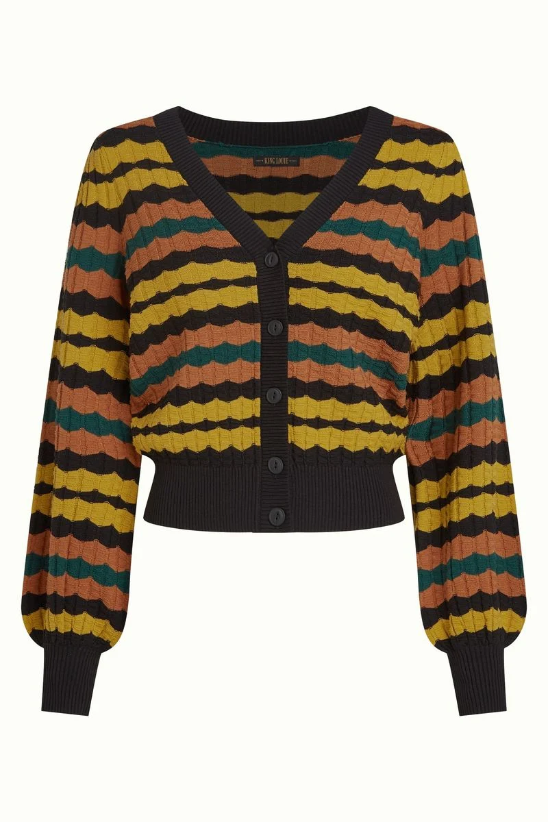 King Louie cardi V Royal Black