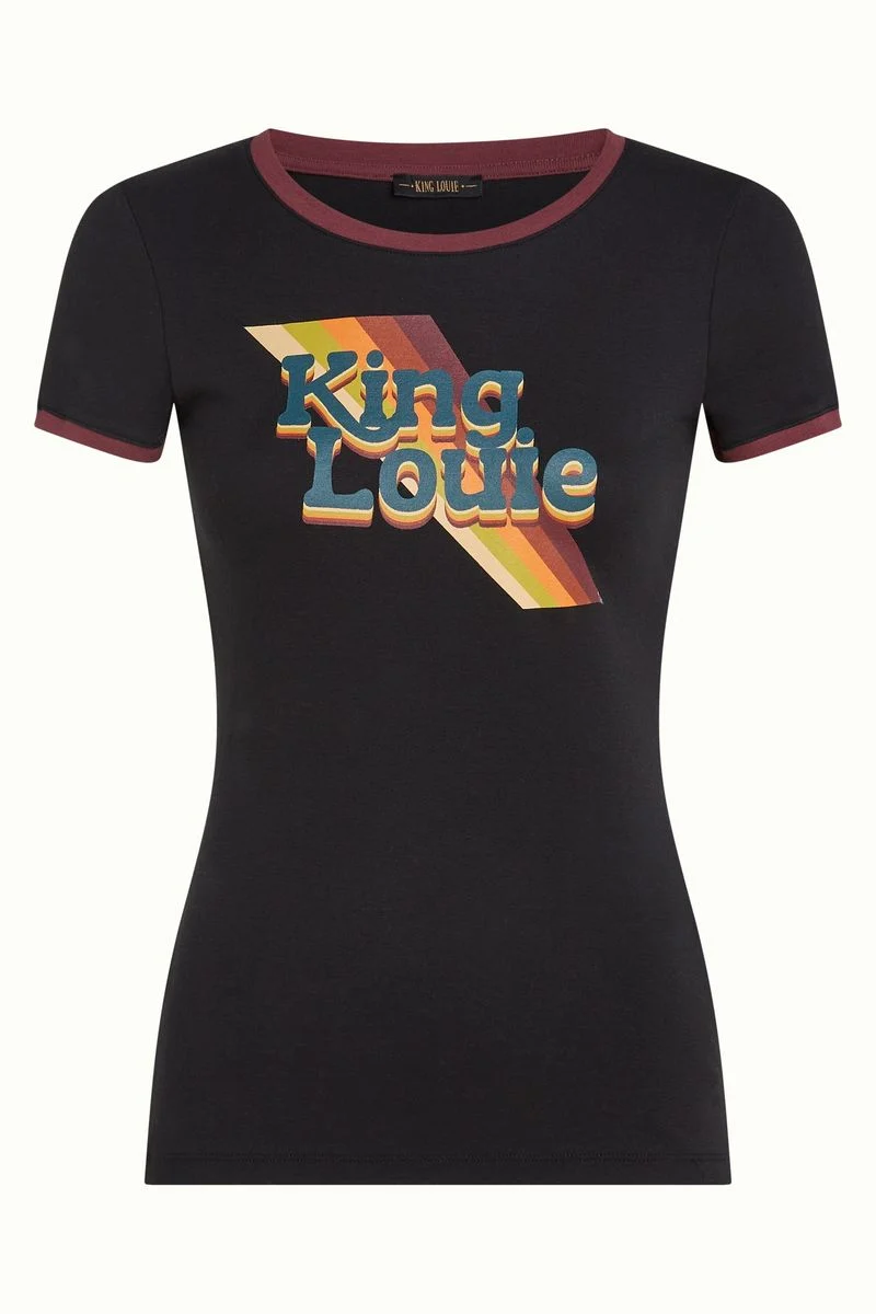 King Louie Logo Tee Black