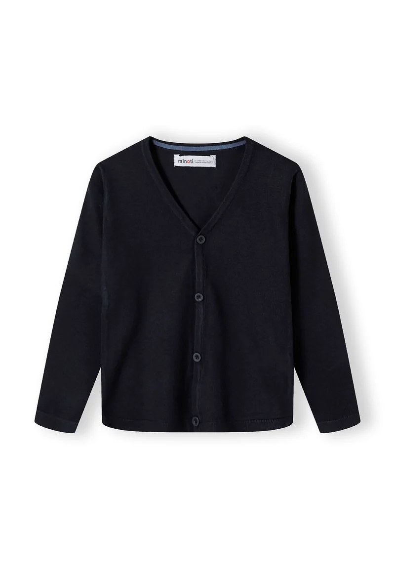 Boys' v-neck cardigan in navy