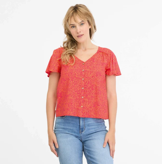 Ragwear thala top coral