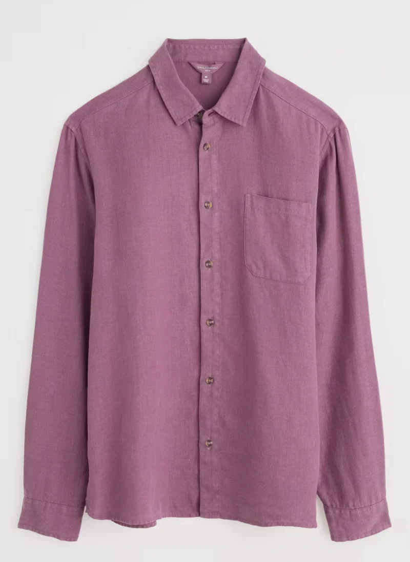 Seasalt Cornwall men's curator shirt heather