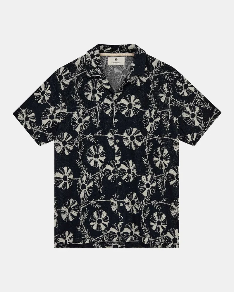 Anerkjendt akleo frotte aop shirt sky captain