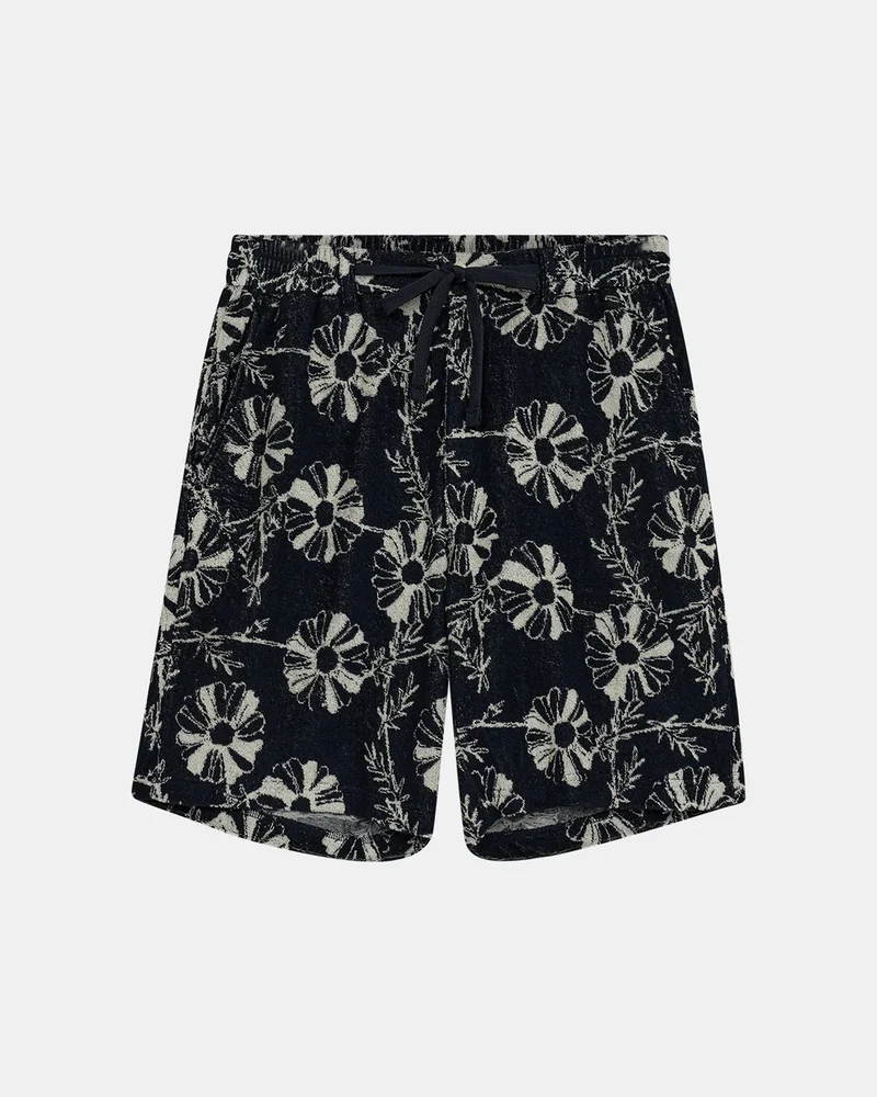 Anerkjendt akjan frotte aop shorts sky captain