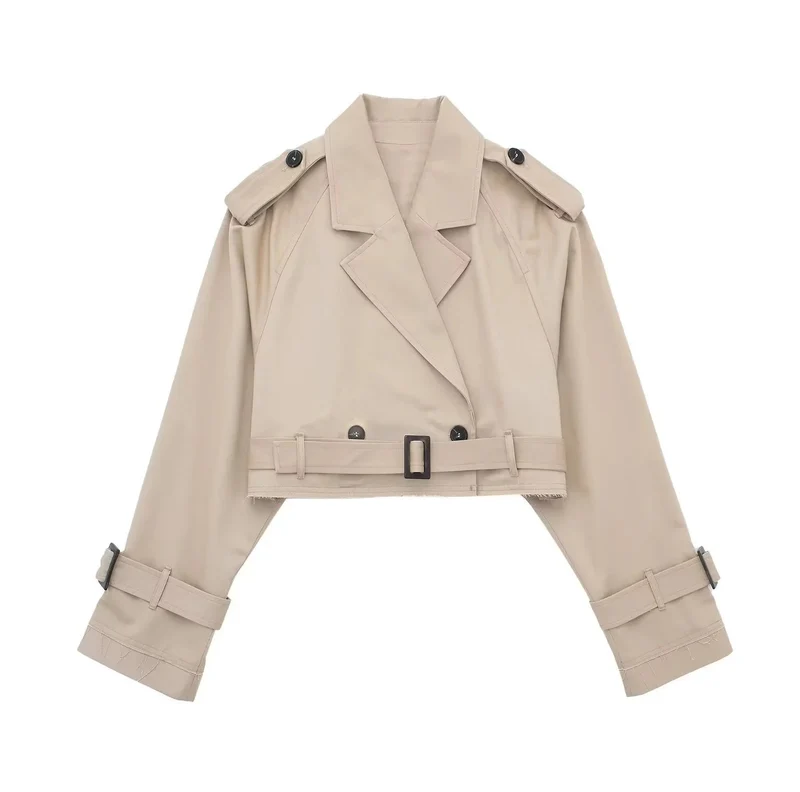 Yasmien | Korte Trenchcoat voor Dames