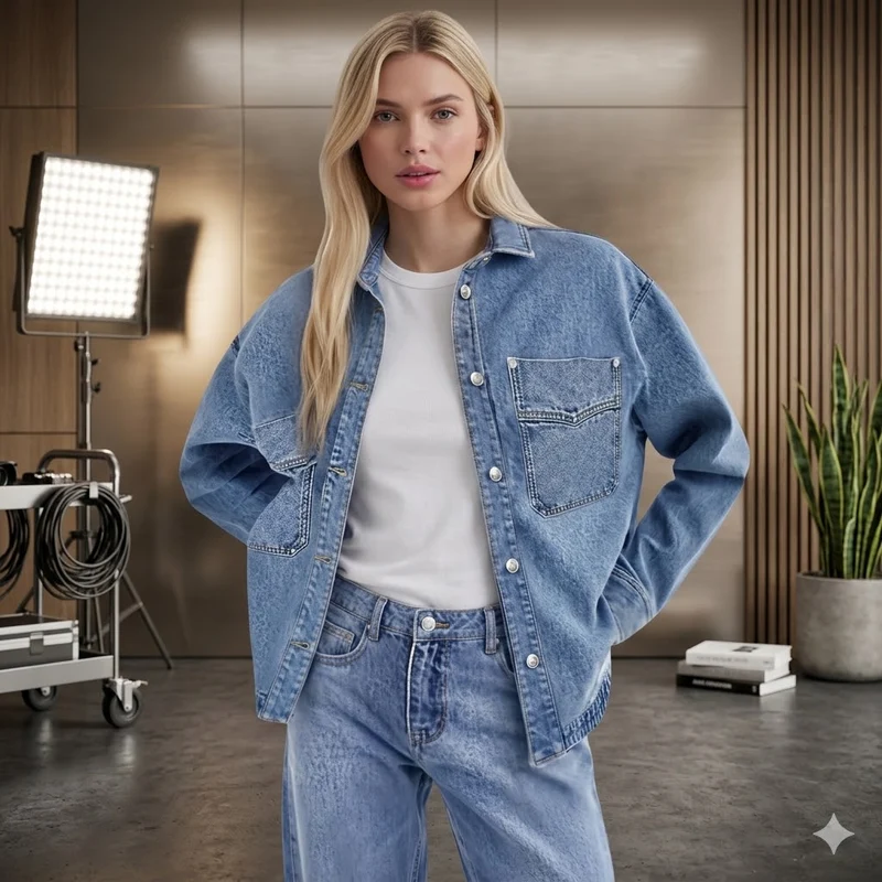 Xalviere | LANIE Denim Spijker Jasje Dames